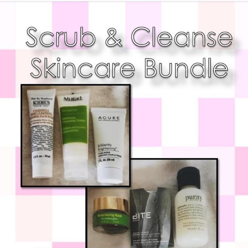 Scrub & Cleanse Skincare Sample Bundle